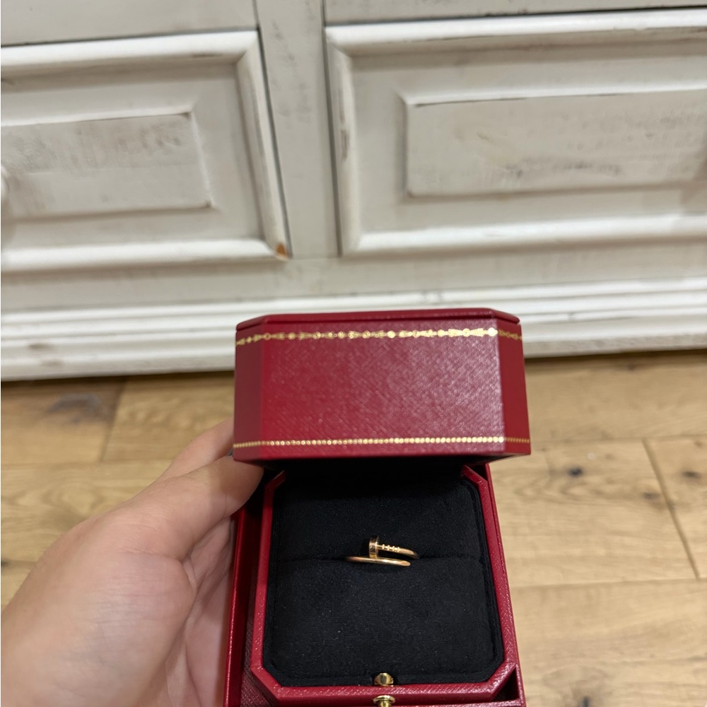 Cartier Juste un clou rose gold ring